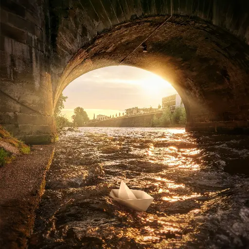 Photo par Trapanel. Pont Cardinal à Brive-La-Gaillarde en Corrèze Photo par Trapanel gaphiste, photographe, créateur d'affiches sur Brive-La-Gaillarde en Corrèze
