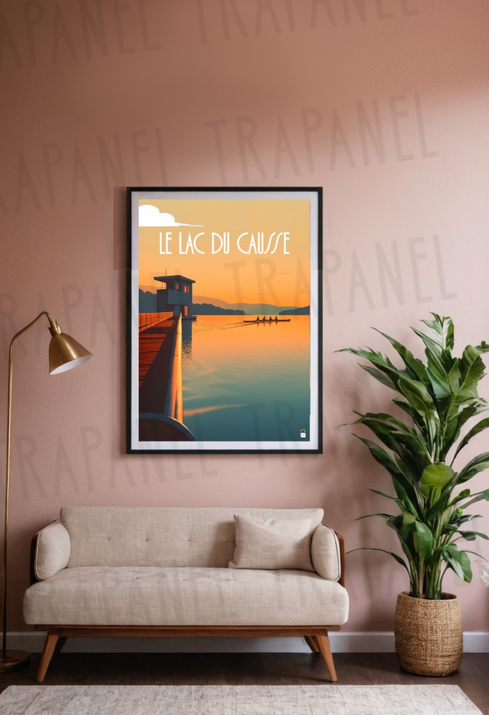 Affiche Le lac du Causse