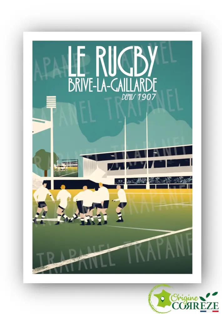 Carte Postale - Le Rugby, Brive-La-Gaillarde