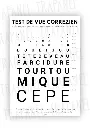 Affiche Test de Vue
