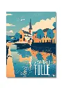 Affiche Vintage – La Cathédrale de Tulle, Corrèze
