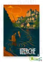 🎣 Affiche Vintage – Uzerche, pêche à la mouche en Corrèze