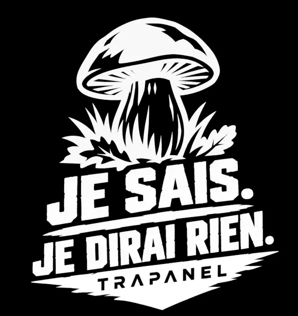 Autocollant Je sais. Je dirai rien. | Champignon Corrèze