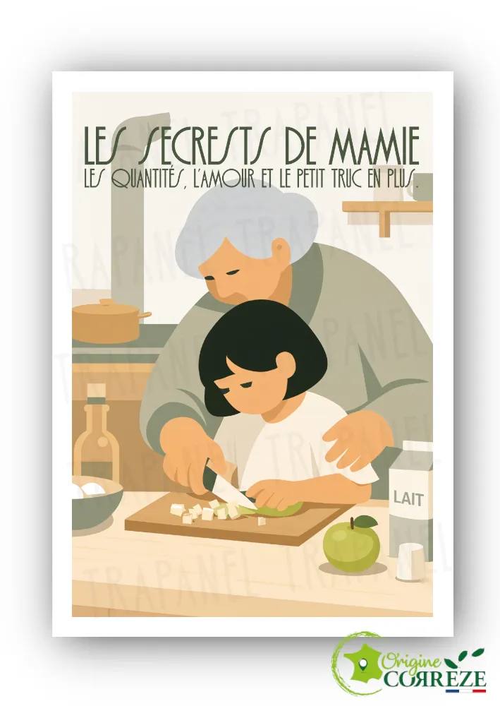 Carte postale Les secrets de mamie - Flognarde & transmission