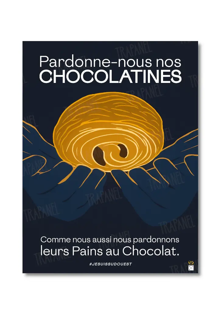 Affiche Gourmande – La Chocolatine