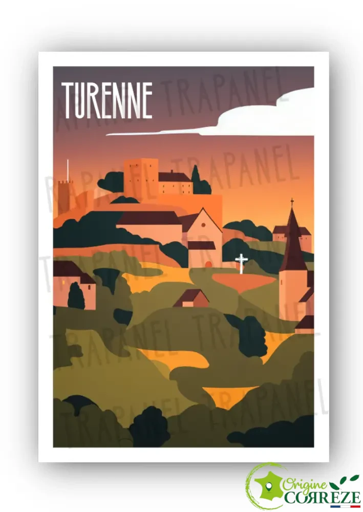 Carte Postale « Turenne – Seigneurie du Style » – Trapanel