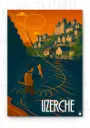 🎣 Affiche Vintage – Uzerche, pêche à la mouche en Corrèze