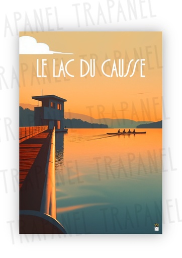 Affiche Le lac du Causse en Corrèze