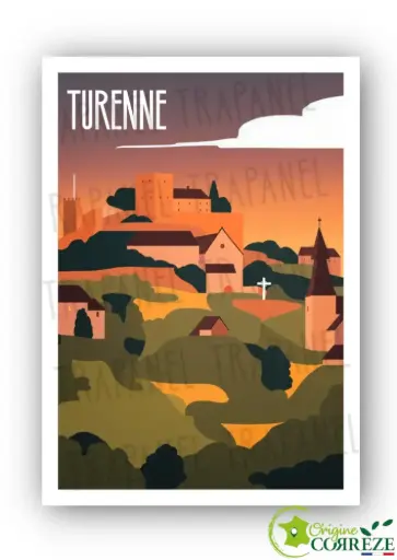 Carte Postale « Turenne – Seigneurie du Style » – Trapanel