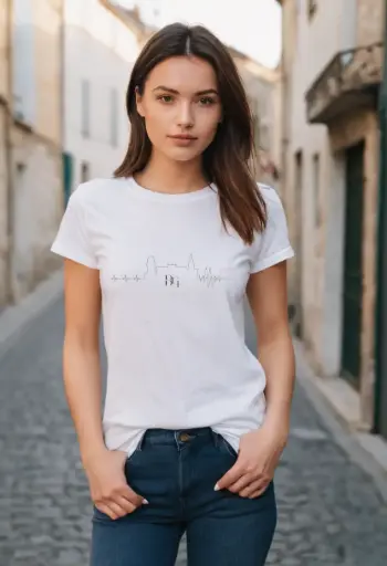 T-Shirt Femme Silhouette Brive❤️ 